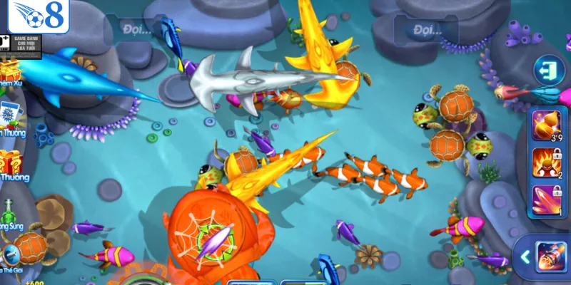 Bắn Cá O8 – Săn Cá Online Đồ Họa Đẹp, Thưởng Cực Hấp Dẫn 2 Game bắn cá thu hút nhiều người chơi
