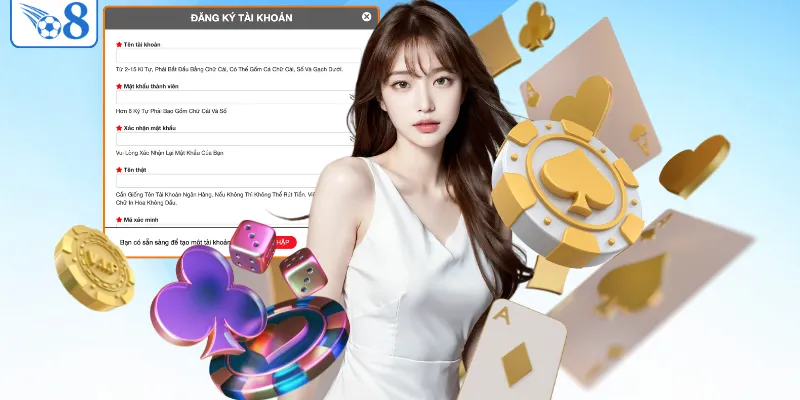 O8 – Link Trang Game Chính Thức Của O8 > Đăng Ký Nạp Đầu Tặng Ngay 100% 13 Hướng dẫn tạo tài khoản game trên O8